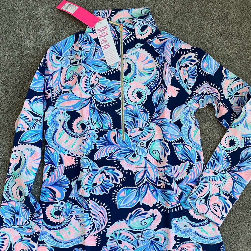 Lilly Pulitzer high tide skipper popover